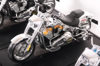 custom made model of Harley-Davidson Fat Boy Gray Ghost 2025 motorcycle